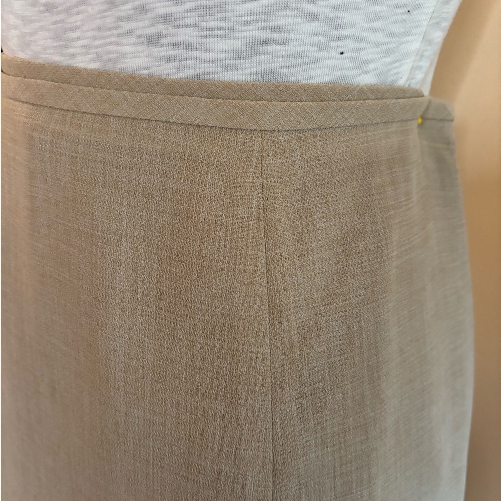 Le Suit Cream Maxi Pencil Skirt for Work - Picture 5 of 5